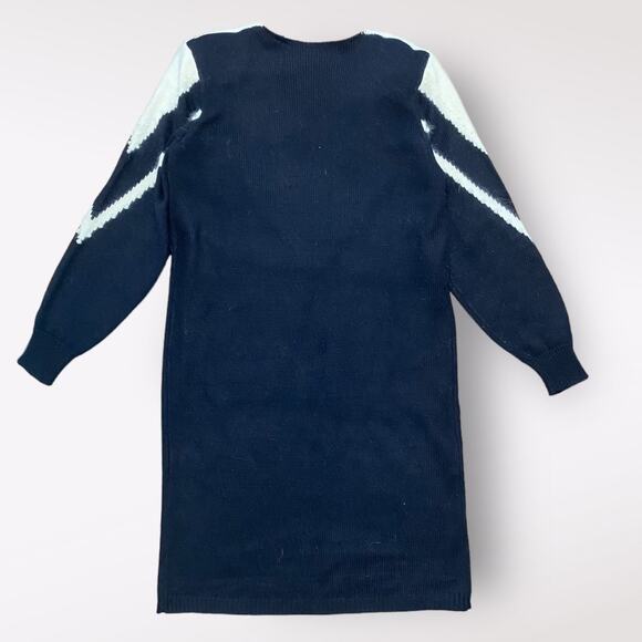 Yarnworks Petite Vintage Lambswool Pearl Sweater‎ Dress Size L - Picture 5 of 6